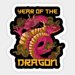 Chinese New Year 2024 Year of The Dragon Sticker